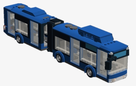 Articulated City Bus - Model Car, HD Png Download, Free Download