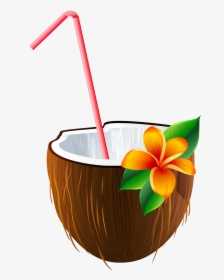 Coconut Drink Png, Transparent Png, Free Download