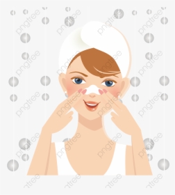 Transparent Beauty Skin Care - Cartoon, HD Png Download, Free Download
