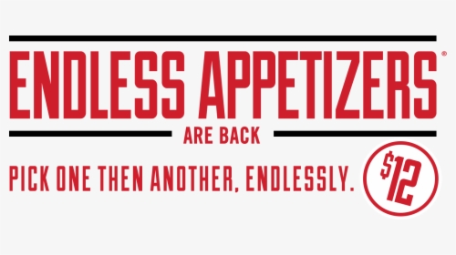 Endless Appetizers Are Back For Only $12 - Graphic Design, HD Png Download, Free Download