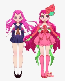 Cure Rose And Hachiko Naminami - Precure Fanmade Love, HD Png Download, Free Download