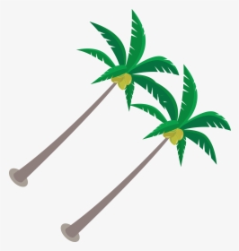 Branch Clipart Coconut - Illustration, HD Png Download, Free Download