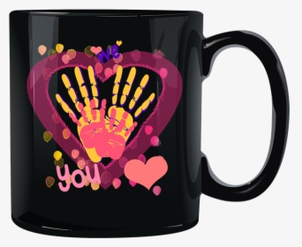 Transparent Handprints Png - Mug, Png Download, Free Download