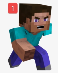 #discord #minecraft #ping #notification #meme #angry - Steve Minecraft 3d Render Png, Transparent Png, Free Download