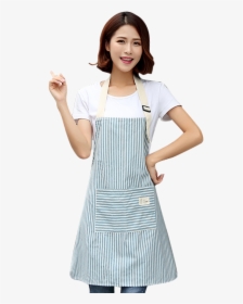 For Apron Korean Women Home Kitchen Linen Apron Baking - Women Home Kitchen Png, Transparent Png, Free Download