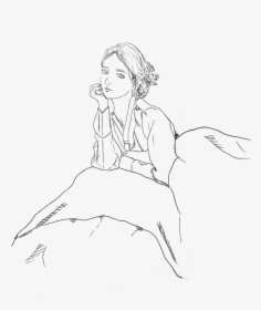 Image Royalty Free Library Korean Girl At Getdrawings - Sketch, HD Png Download, Free Download