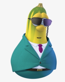 Jerry Gourd Secret Agent - Jimmy And Jerry Gourd From Veggietales, HD Png Download, Free Download