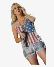Download Carrie Underwood Png Photo - Carrie Underwood American Flag, Transparent Png, Free Download
