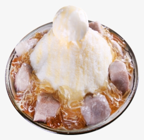 Taro Milk Shaved Ice-shaved Ice - Meat, HD Png Download, Free Download