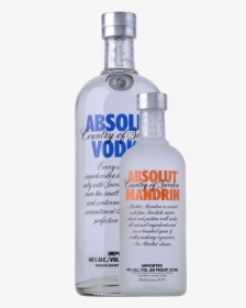 Absolut Vodka Twin Pack 1l With Free Absolut Mandarin - Absolut Vodka, HD Png Download, Free Download