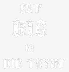 Plate Theif - Logo Get Big Or Die, HD Png Download, Free Download