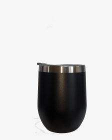 12oz Black Stainless Wine Glass - Table, HD Png Download, Free Download