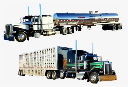 Truck, American, Vehicle, Transport, Traffic, Shipping - Trailer Truck, HD Png Download, Free Download