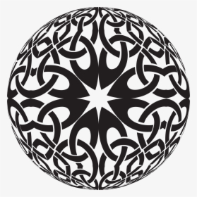 Celtic Knot Sphere Clip Arts Irish Celtic Mandala Coloring Pages Hd Png Download Kindpng