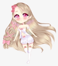 I Will Draw Anything In Cute Anime Chibi Style - Anime Chibi Girl Background Transparent, HD Png Download, Free Download