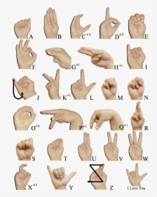 Sign Language And Static Gesture Recognition Using - Logan In Sign Language, HD Png Download, Free Download