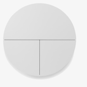 Pill, Wall Mounted Desk In White - Circle, HD Png Download, Free Download