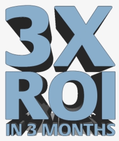3x Return On Investment 3 Months App Store - Poster, HD Png Download, Free Download