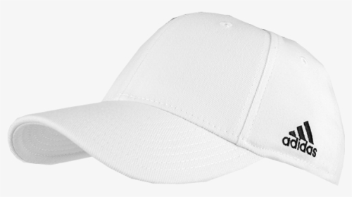 White Adidas Flexfit Officiaring Caps - White Flexfit Baseball Cap, HD Png Download, Free Download