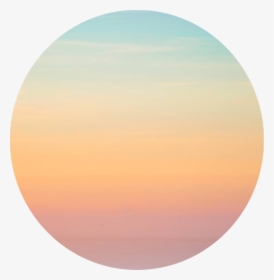 Circle Sky Sunrise Beautifulfreetoedit - Circle Sunset Png, Transparent Png, Free Download
