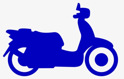 Scooter Car Moped Vespa Clip Art - Scooter Clip Art, HD Png Download, Free Download