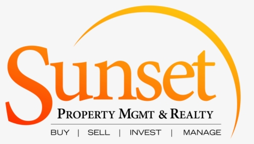 Sunset Property Management - Text Sunset Png, Transparent Png, Free Download