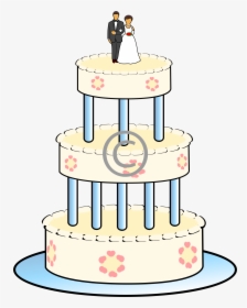 Three Tier Cartoon Cake, HD Png Download, Free Download