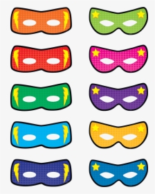Superhero Masks Accents Image - Free Clipart Superhero Mask, HD Png Download, Free Download