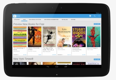 Google Play Book Tablet, HD Png Download, Free Download
