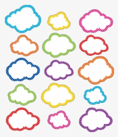 Polka Dots Clouds Accents - Illustration, HD Png Download, Free Download