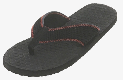 Sandals Mens Honeycomb Sole Casual Sandal, Black And - Slipper, HD Png Download, Free Download
