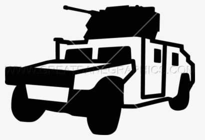 Humvee Production Ready Artwork For T Shirt Printing - Tank, HD Png Download, Free Download
