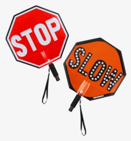 Led Stop Slow Paddles, HD Png Download, Free Download