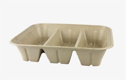 104 Oz Fiber Catering Tray 3 Compartment - World Centric Catering Trays, HD Png Download, Free Download