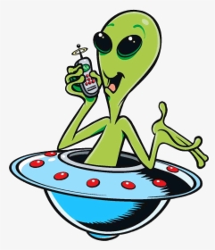 Free Alien Clipart Space Aliens Free Animations Clipart - Clipart Aliens In Spaceships, HD Png Download, Free Download