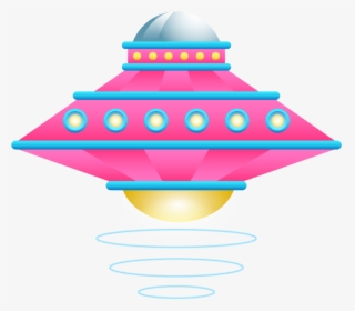 Ship Ufo Space Freetoedit Alienship Alienships Spacesh - Blue And Pink Spaceship, HD Png Download, Free Download