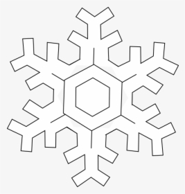 Transparent Thin Cross Png - Solid Snowflake, Png Download, Free Download