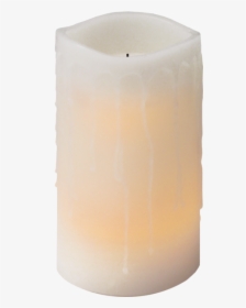 Led Pillar Candle Drip - Candle, HD Png Download, Free Download