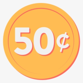 Clip Art Images In Collection - 50 Cents Sign Png, Transparent Png, Free Download
