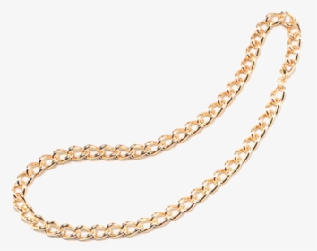 Earring Chain Gold Necklace - Gangster Gold Chain Png, Transparent Png, Free Download