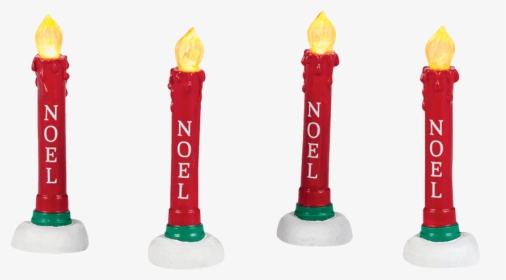 Lit Noel Candles Yard Decor - Tower, HD Png Download, Free Download