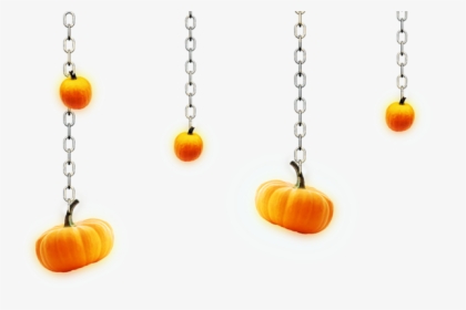 #halloween #pumpkin #chains #hanging #glow #decoration - Png Halloween Hanging, Transparent Png, Free Download