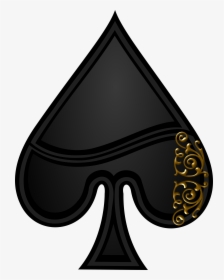 Transparent Ace Card Png - Spade Of Ace, Png Download, Free Download