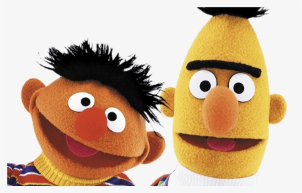 Sesame Street Bert And Ernie Heads Transparent Png - Bert Ernie Sesame Street, Png Download, Free Download
