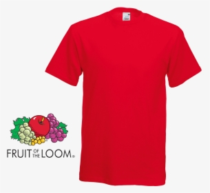 Clip Art Red T-shirt Template - Fruit Of The Loom Logo, HD Png Download, Free Download