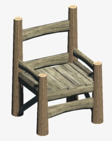 Transparent Wooden Chair Png - Medieval Wooden Chair, Png Download, Free Download