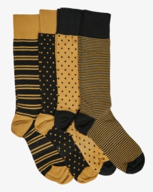 Black And Gold - Sock, HD Png Download, Free Download