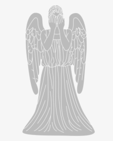 Weeping Angels Clipart Hd - Doctor Who Weeping Angel Cartoon, HD Png Download, Free Download