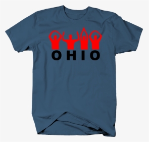 Ohio State Pride Funny Ymca Arm Movement In Red Tshirt - T-shirt, HD Png Download, Free Download