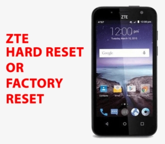 Zte Android Hard Reset Zte Android Factory Reset, Recovery, - Zte Maven 4g, HD Png Download, Free Download